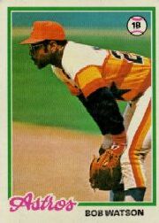 1978 Topps Baseball Cards      330     Bob Watson